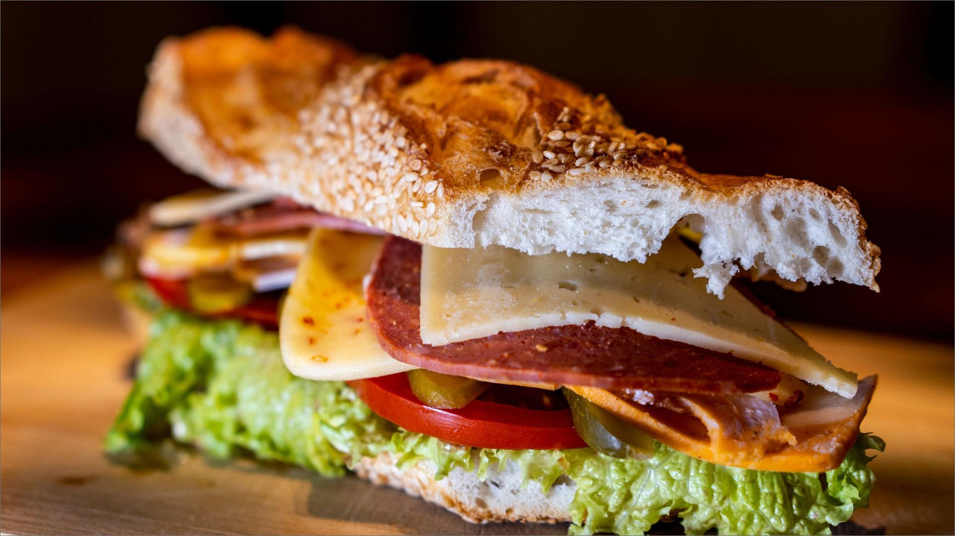 Sandwich fait maison distribution